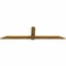 Ekena Millwork Eugene Rough Sawn Timber Gable Bracket, Western Red Cedar, 108"W x 27"H x 2"D x 6"F, 6/12 Pitch GBW108X27X0206EUG00RWR - alternate 2